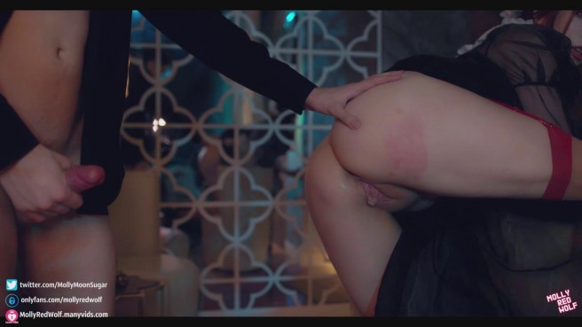 Выебал горничную Молли Рэд Вульф за неуклюжесть