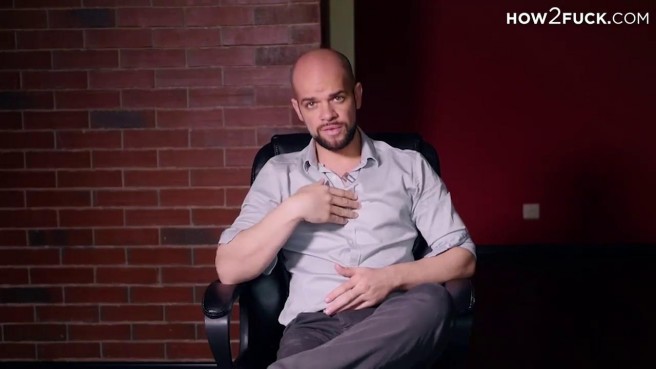 Массажировал письку и долбил в очко